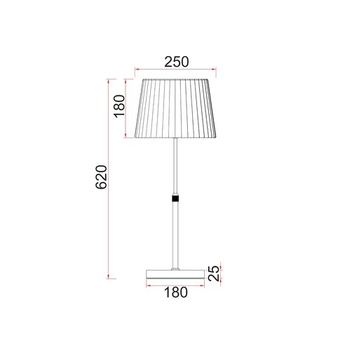CRECER-T2 - CRECER Interior Slanted Pleated Shade CRECER-T2