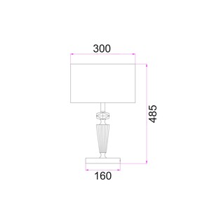 CRISTALLO-T1 - CRISTALLO Interior Drum Shade Chrome Rod CRISTALLO-T1 2