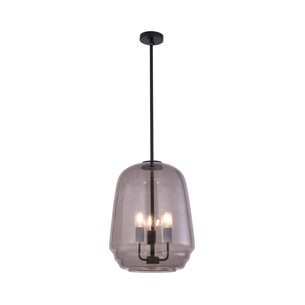 CUAD1 - CUAD Interior Smokey Black Round Pyramid Glass CUAD1