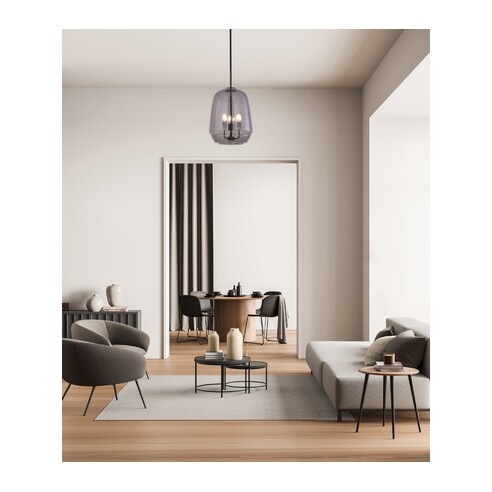 CUAD1 - CUAD Interior Smokey Black Round Pyramid CUAD1