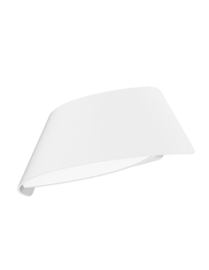 Exterior 9W LED Surface Mounted Curved Wall Light White ATEN2 2