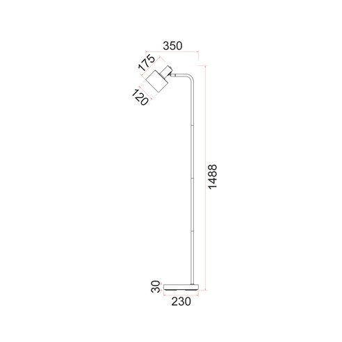FLOTAR-F2 - FLOTAR Interior Cylinder Iron Shade FLOTAR-F2