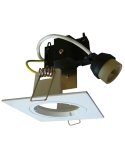 GU10 Fixed Square Downlight Fittings (Cut out 70mm)