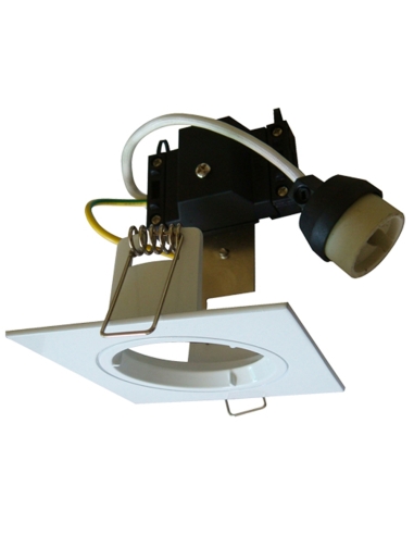 CLADL25W - GU10 Fixed Square Downlight Fittings CLADL25W