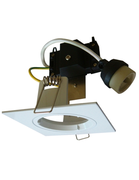 CLADL25W - GU10 Fixed Square Downlight Fittings (Cut out 70mm)