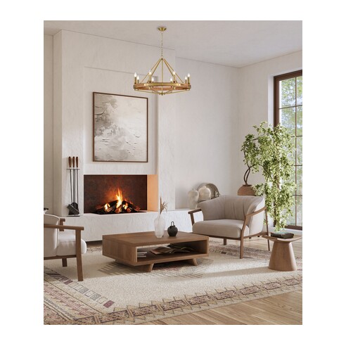 FUNALE2 - FUNALE Interior Candelabra Natural Wood FUNALE2