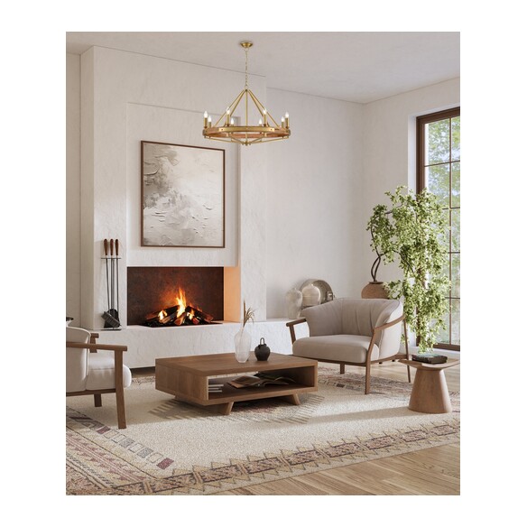 FUNALE2 - FUNALE Interior Candelabra Natural Wood FUNALE2