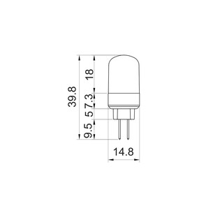 G401 - G4 LED Globe (1.5W) - Dc Material: Pc Heatsink: G401 2