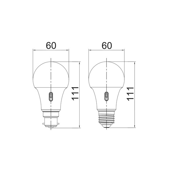 GLSTRI1D - GLSTRI (Dimmable) LED GLS Tri-CCT GLSTRI1D