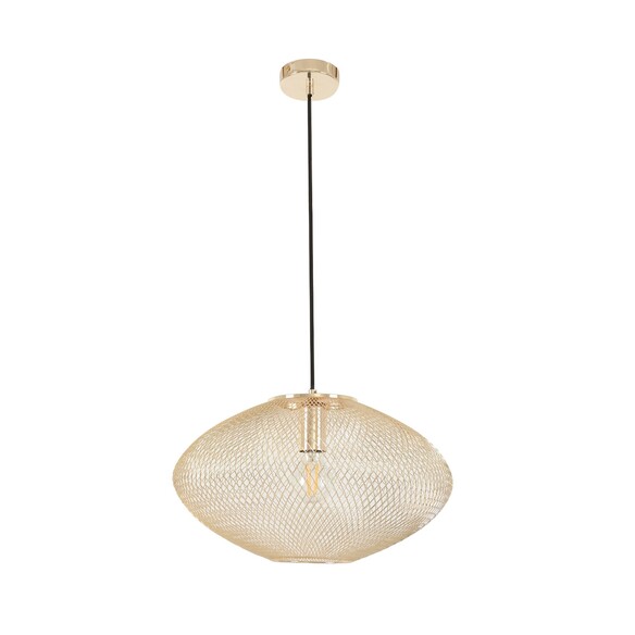 GOLPE3 - GOLPE Modern Interior Large Oval Stainless Steel Pendant Lights - Black