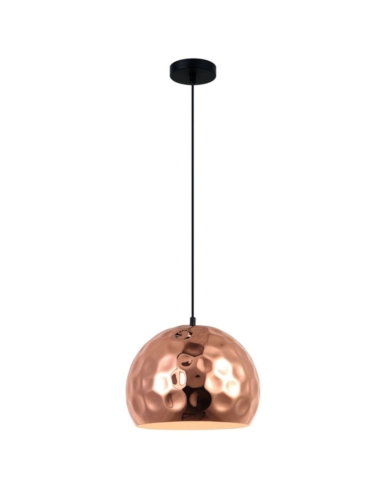 PENDANT ES 72W COPPER PLATED WINE GLASS D300mm x H230mm 3m cable WTY 1YR