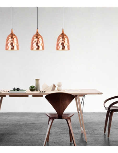 KOPER2 - KOPER Bohemian Copper Plated Ellipse KOPER2