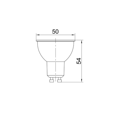 GU1001A - GU10 LED Globes (6W)GU1001A