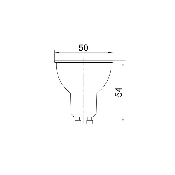 GU1001A - GU10 LED Globes (6W)GU1001A