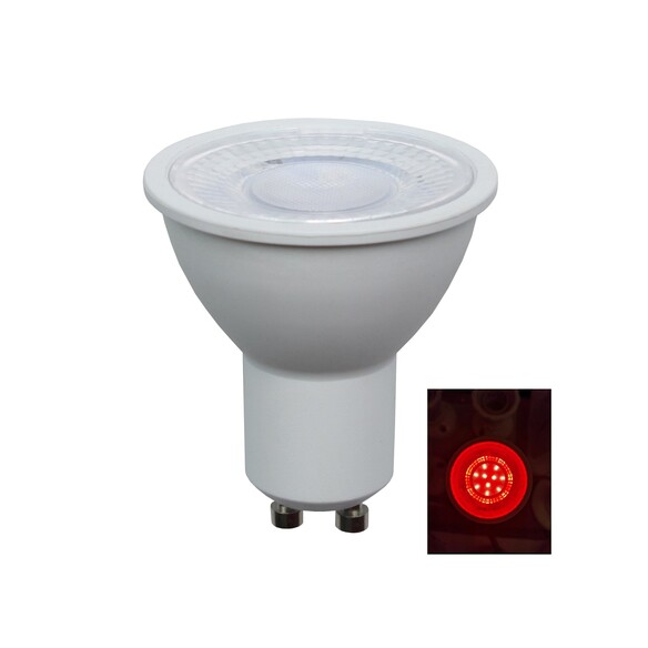 GU10B01A - GU10 LED Coloured Globes (5W)GU10B01A