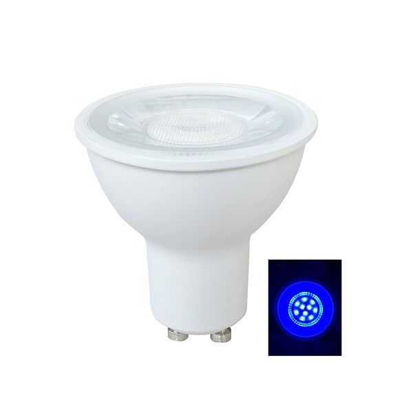 GU10G01A - GU10 LED Coloured Globes (5W)
