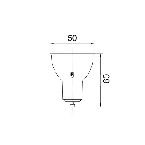 GU10TRI1 - GU10TRI LED GU10 Tri-CCT Globe (6W)GU10TRI1
