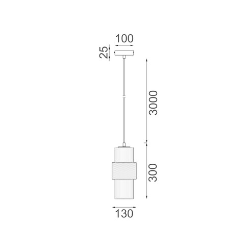 HUECA2 - HUECA Interior Double Cylinder Ribbed HUECA2