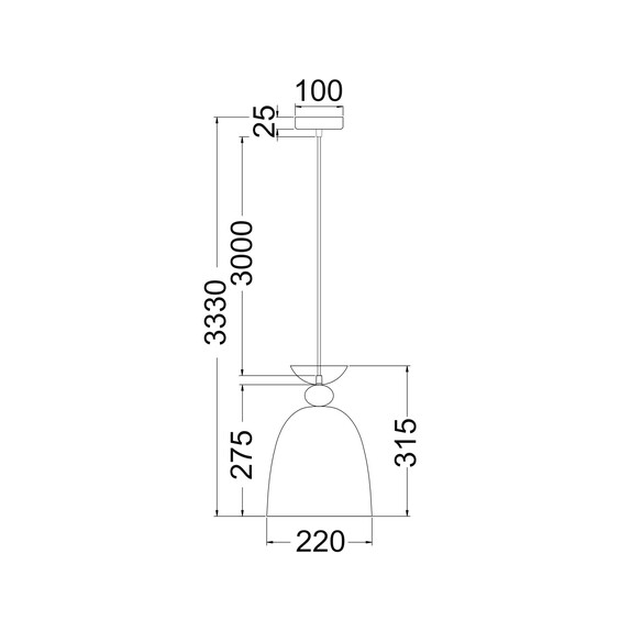 KANSI1 - KANSI Interior Bell Shape Pendant LightsKANSI1