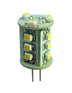 GLOBE LED 12V DC G4 (Corn Cob) 1.5W 5000K 180D (85 Lumens) CLAG4L15CW