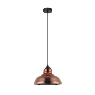 LAMINA4 - LAMINA Retro Copper Coloured Dome Glass Pendant LAMINA4