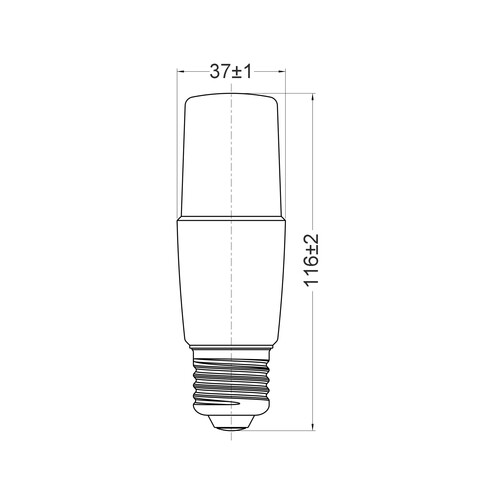 LT4012V2 - T40 12V LED Globes (9W) - Dc Diffuser LT4012V2