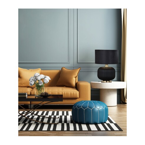 LUSSO-T1 - LUSSO Interior Black Drum Shade LUSSO-T1