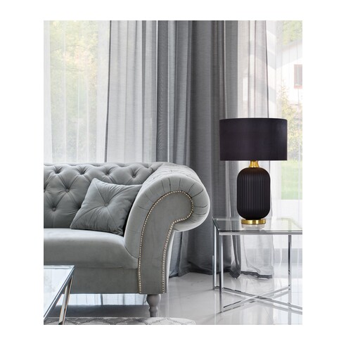 LUSSO-T1 - LUSSO Interior Black Drum Shade LUSSO-T1
