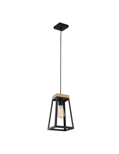 LANTERNA1 - LANTERNA Scandinavian Wood Trapezium Pendant Lights