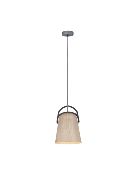 LEGNA1 - LEGNA Retro Replica Wood Ellipse Shape Pendant Lights