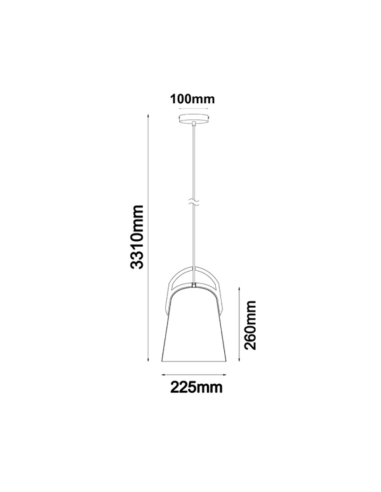 LEGNA1 - LEGNA Retro Replica Wood Ellipse Shape LEGNA1