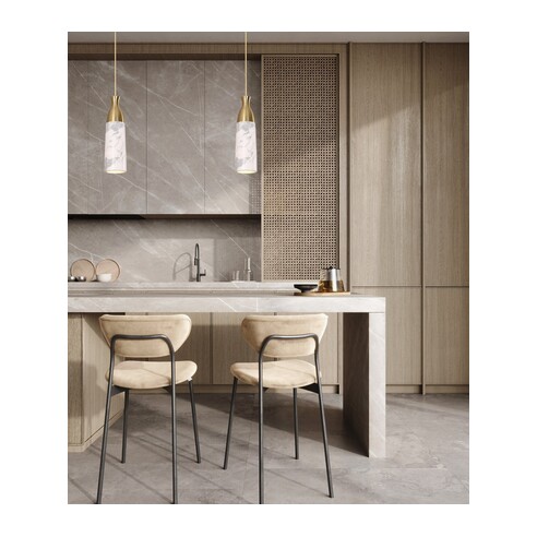 MARMOL4 - MARMOL Interior Marble Cylinder Pendant MARMOL4