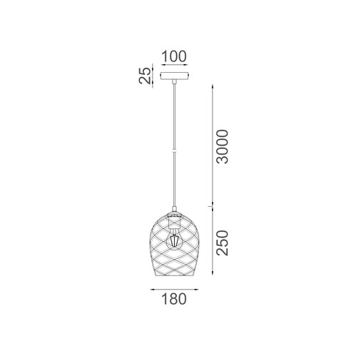 NETA2 - NETA Interior Wine Glass Shade Segmented NETA2