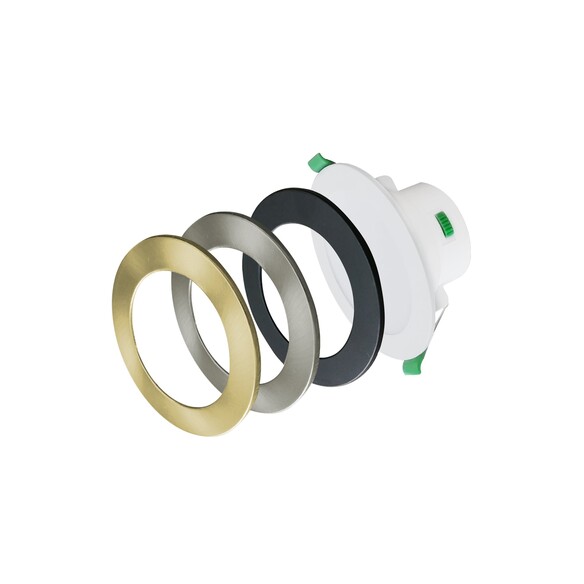 NOVADLUX01A - NOVADLUX01A LED Dimmable Tri-CCT with Changeable Faceplate(via clip) Recessed Downlight