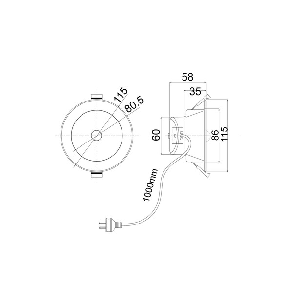 NOVATRIS - NOVATRIS LED Tri-CCT Motion Sensor NOVATRIS