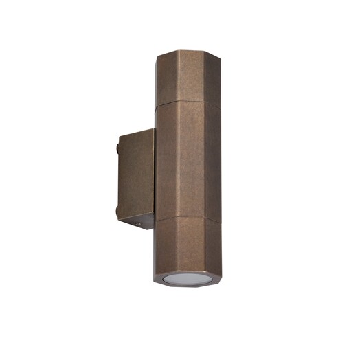 OCTO1 - OCTO GU10 Exterior Octagonal Up/Down Pillar Lights IP65