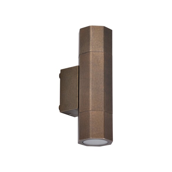 OCTO3 - OCTO GU10 Exterior Octagonal Up/Down Pillar Lights IP65
