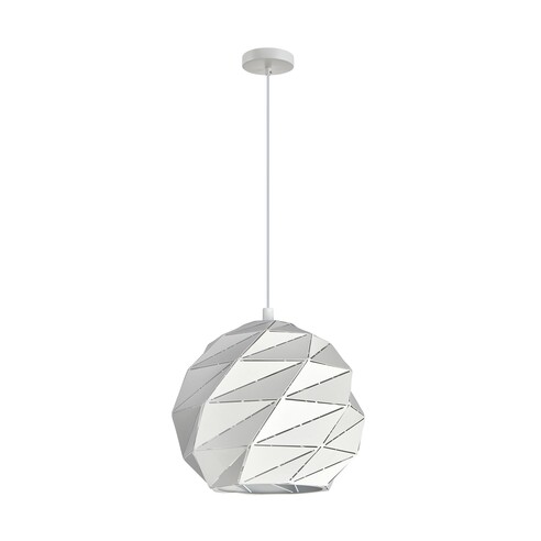 ORIGAMI5 - ORIGAMI Interior Large Dome Carved Iron Origami Style Pendant Lights