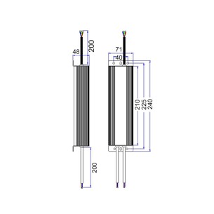 OTTER6 - OTTER6 12V Waterproof Constant Voltage LED Driver OTTER6 2