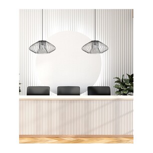 PARRILLA2 - PARRILLA Interior Oval Cage Iron Pendant Lights PARRILLA2 2
