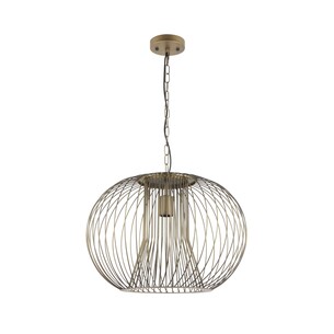PARRILLA6 - PARRILLA Interior Round Cage Iron Pendant PARRILLA6