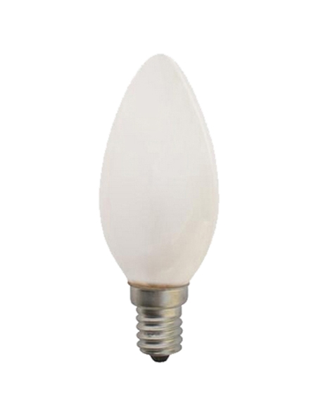 CLAHACAN18WSBCFR - Candle Halogen Globes Clear / Frosted Diffuser