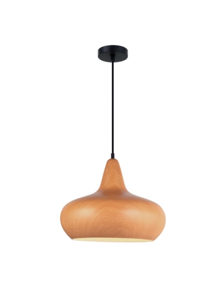 LIGNA05 - LIGNA Retro Wine Glass Replica Wood Pendant Lights