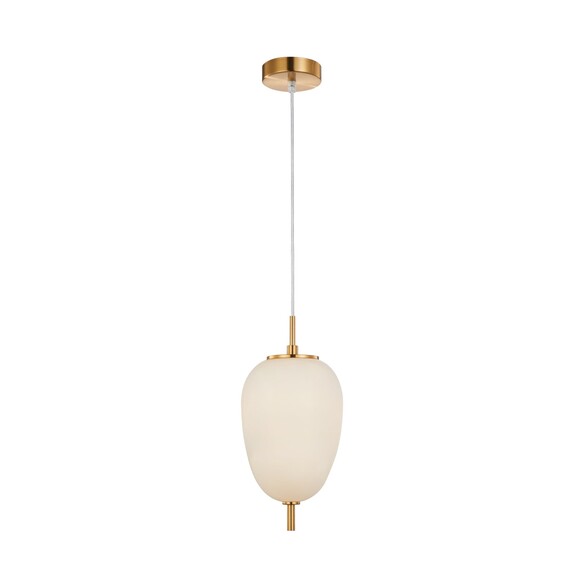 PINO2 - PINO Interior Opal Matte / Smokey Black Mirror Finish Glass Oval Pendant Lights