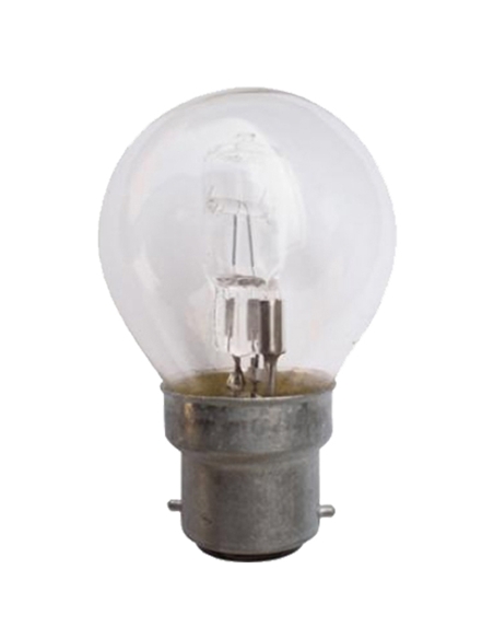CLAHAFR28WSBCCL - Fancy Round Halogen Globes Clear / Frosted Diffuser