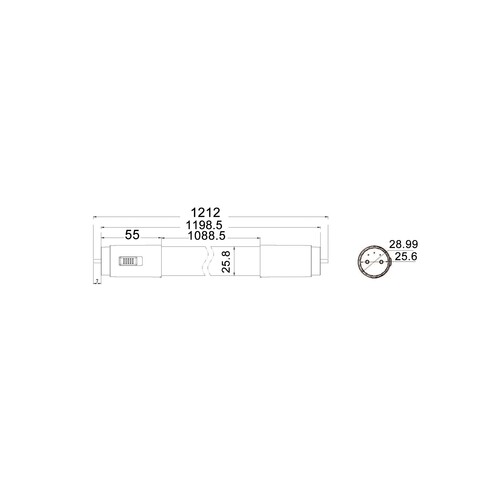 PT8TRI2 - T8 LED Tri-CCT Tubes (2FT, 4FT & 5FT)PT8TRI2