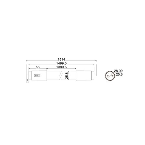 PT8TRI2 - T8 LED Tri-CCT Tubes (2FT, 4FT & 5FT)PT8TRI2