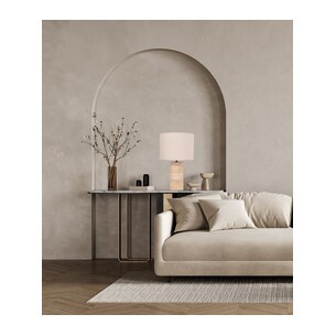 SAGITTA-T1 - SAGITTA Beige Travertine Base Oblong Fabric SAGITTA-T1 2