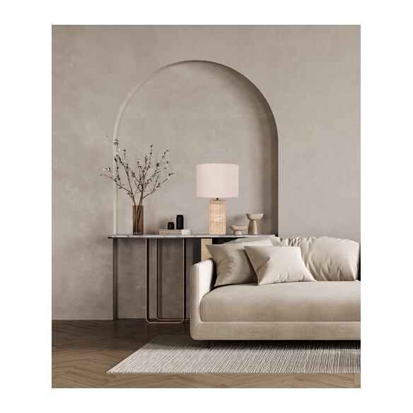 SAGITTA-T1 - SAGITTA Beige Travertine Base Oblong SAGITTA-T1