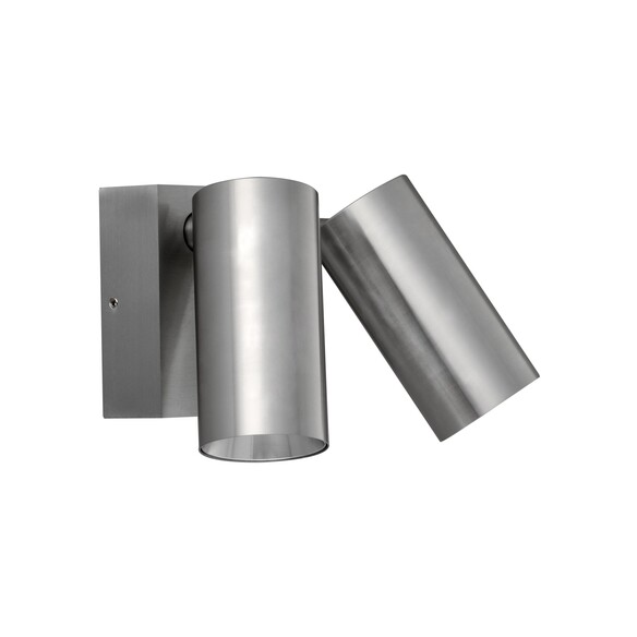SEC10 - SEC Surface Mounted LED Tri-CCT Double Adjustable Wall/Pillar Light (Titanium) IP65